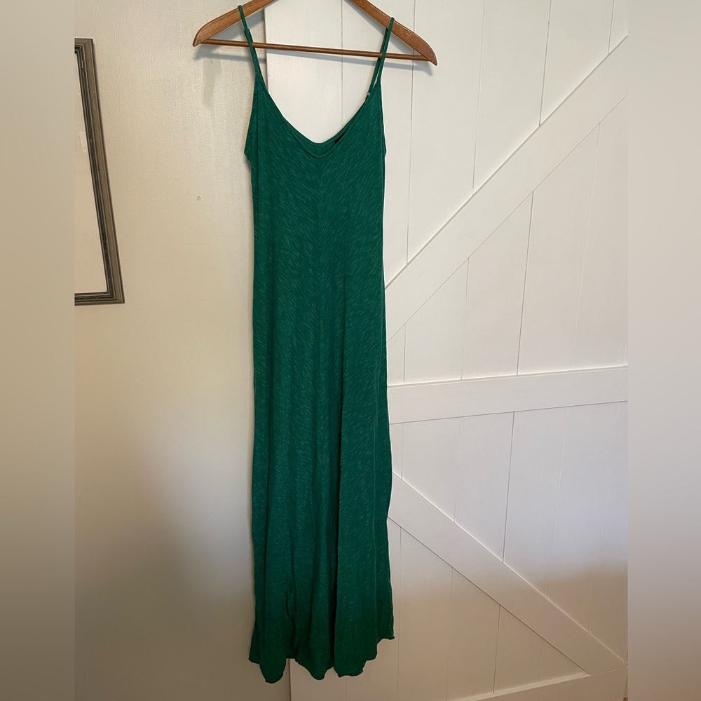 Mossimo Hunter Green Spaghetti Strap Maxi Dress Size Small
